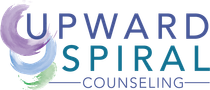 The logo for upward spiral counseling