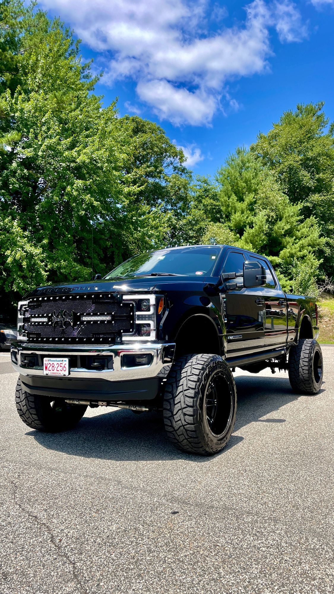 black pickup
