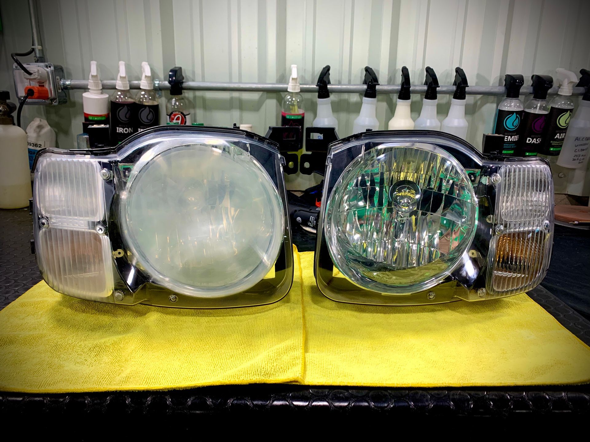 headlight before