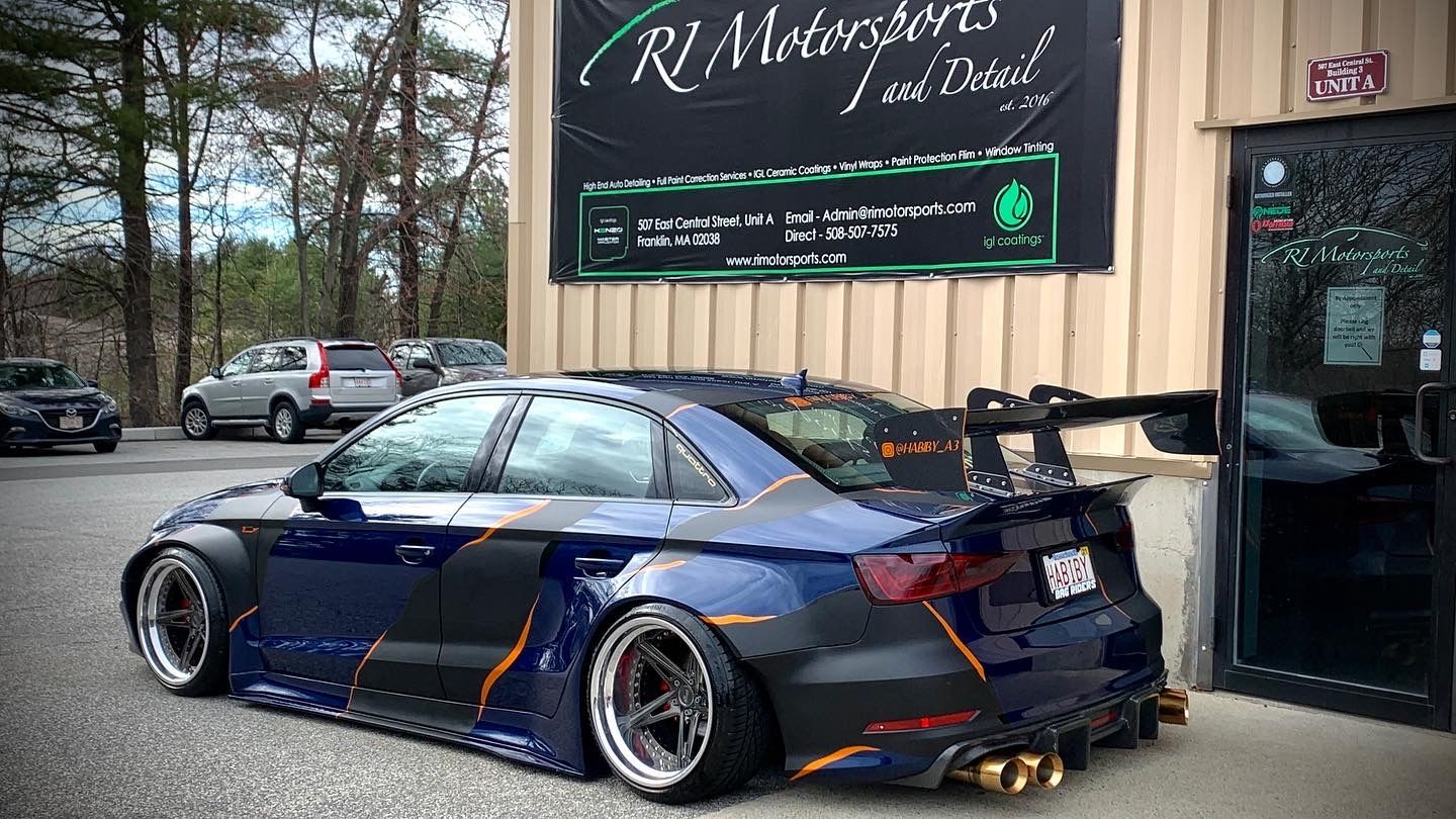 black and orange vinyl