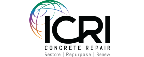 A logo for concrete repair restore repurpose renew