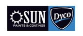 The sun dyco paints and coatings logo is shown on a white background.