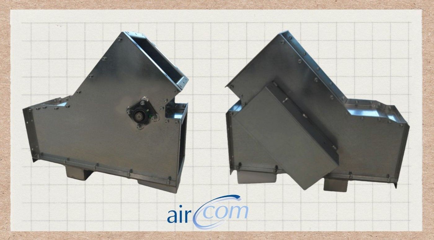 Deviatore rapido di scintilla Aircom fronte e retro