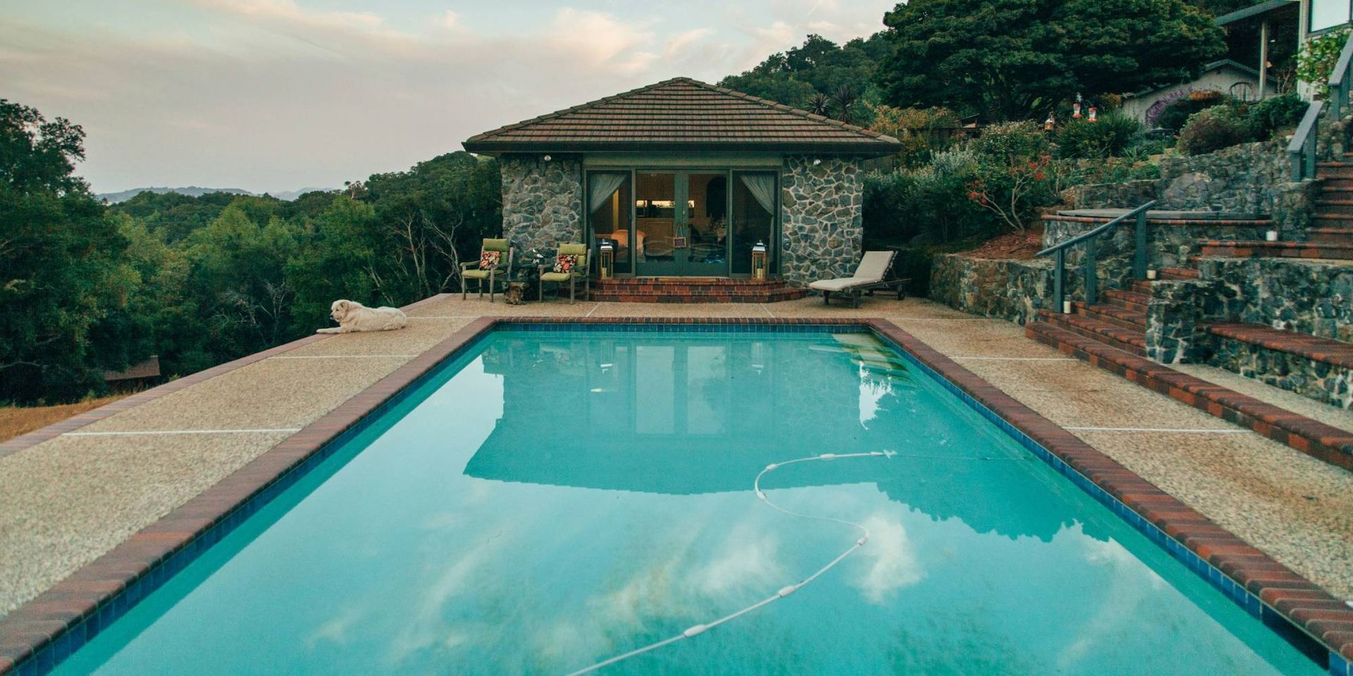 swimming pool top view