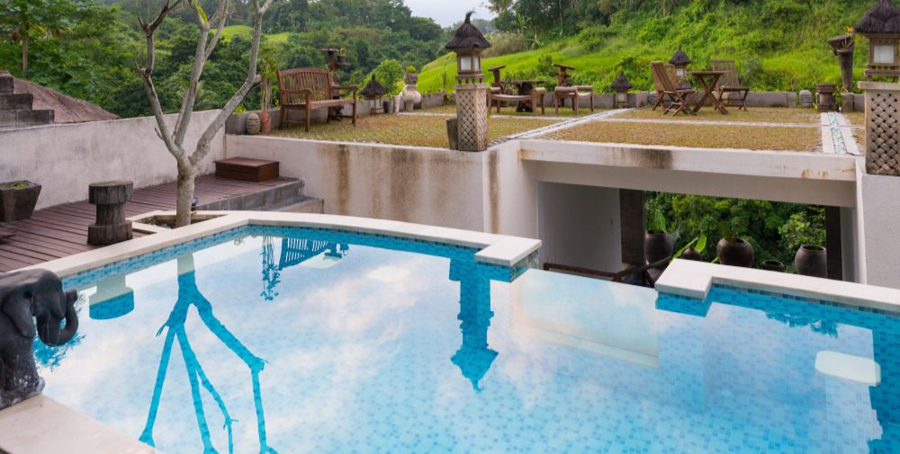 rectangular shape pool