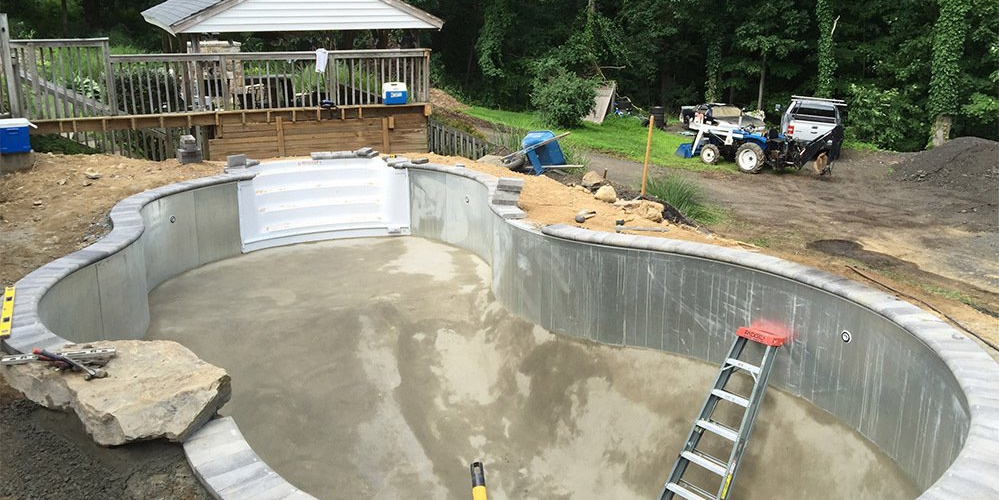 rectangular shape pool