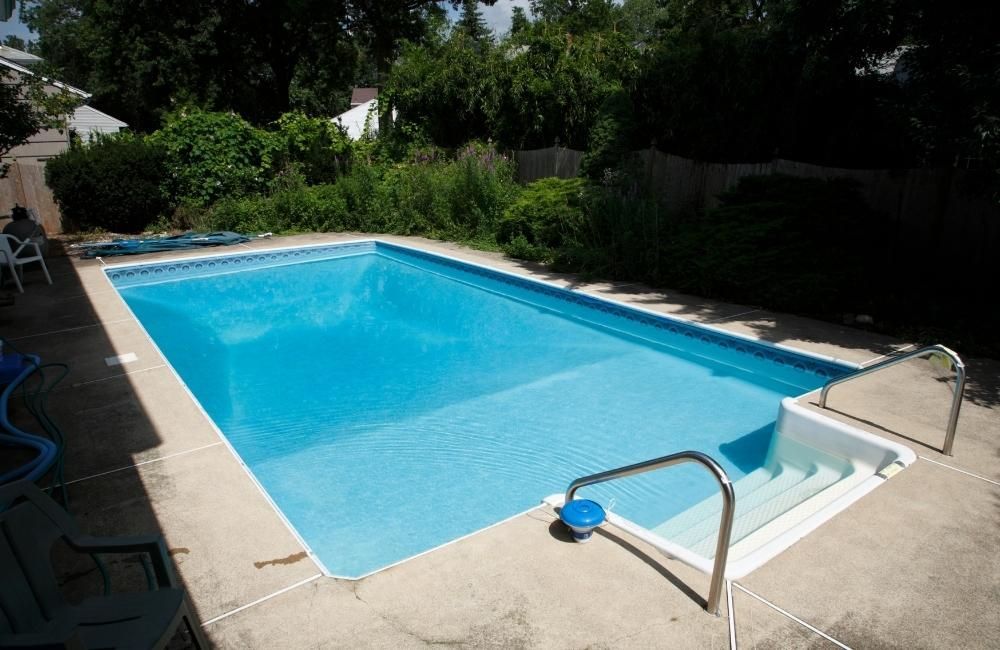 rectangle shape pool