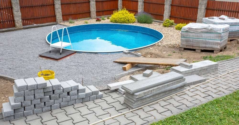 Small-sized backyard pool