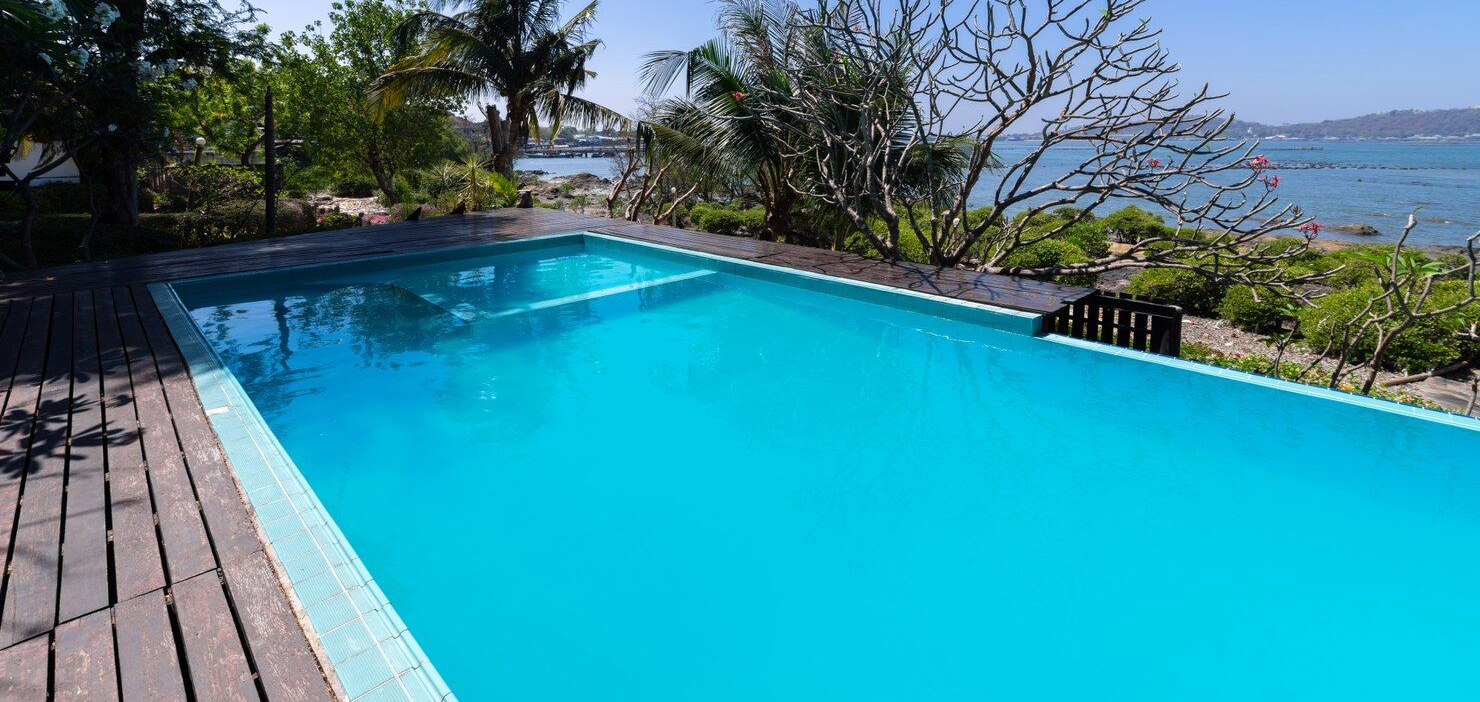 rectangular shape pool