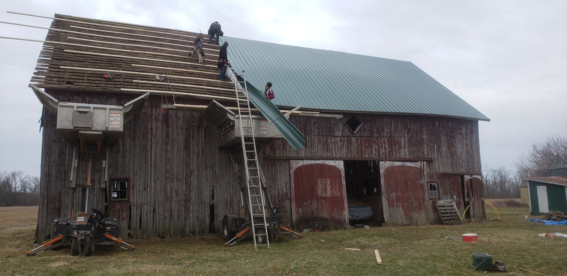 pole barn metal roofing