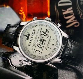 Een horloge dat tegen mijn zoon zegt: ik hou voor altijd van je