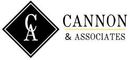 Logo for Cannon & Associates. Black diamond with "CA" inside and "CANNON & ASSOCIATES" to the right.
