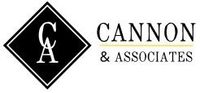 Logo for Cannon & Associates. Black diamond with "CA" inside and "CANNON & ASSOCIATES" to the right.