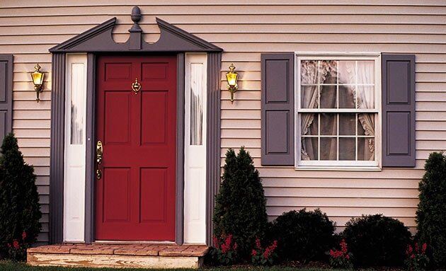 Red Elegant Door — Interior Door in Sacramento, CA