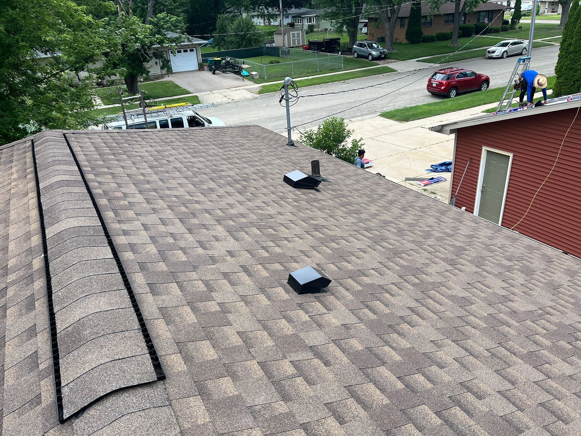 new roof  installed by DMR Exteriors in Edgerton, WI
