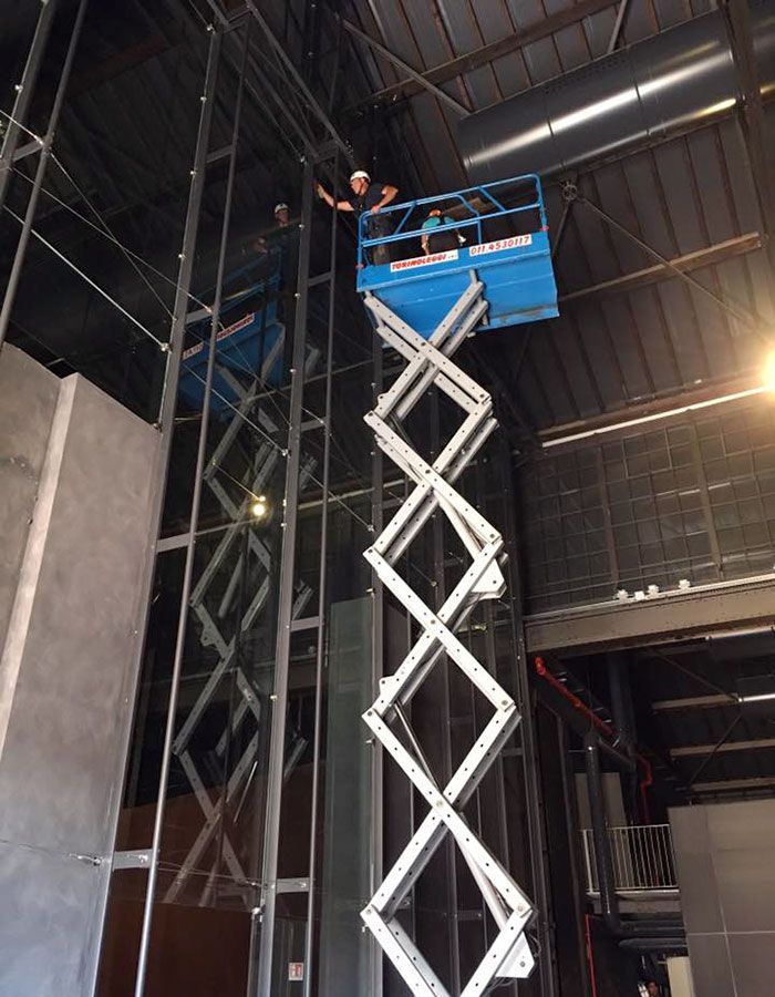 lavori in quota per capannoni industriali