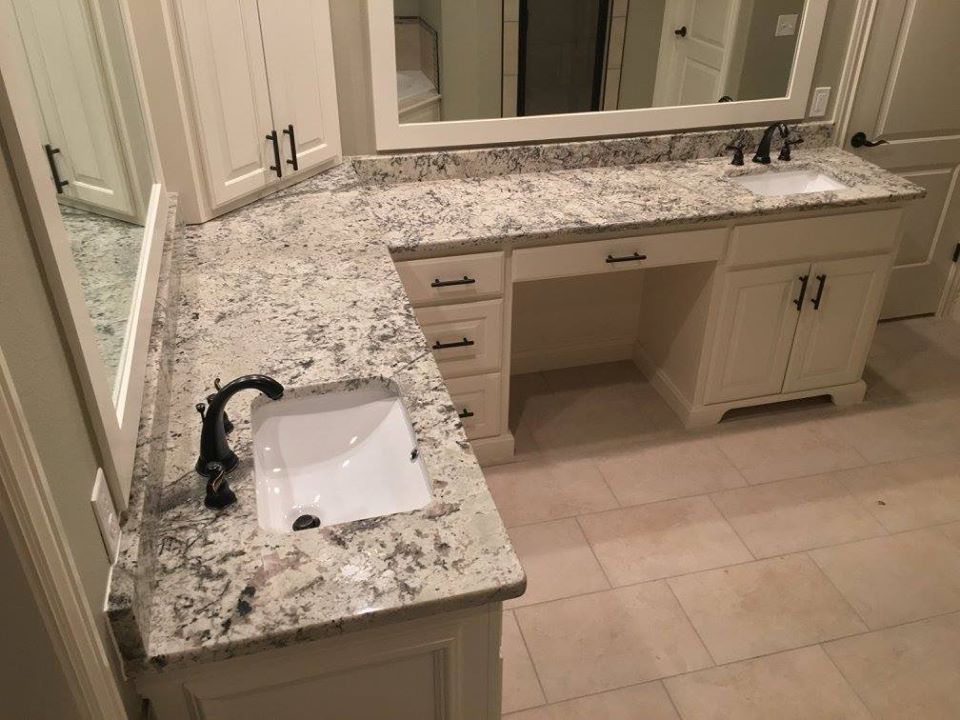 bathroom counter