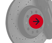 Red circular button with a black right-pointing arrow icon | Motorvation Service Center