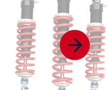 Red circular button with a black right-pointing arrow icon | Motorvation Service Center