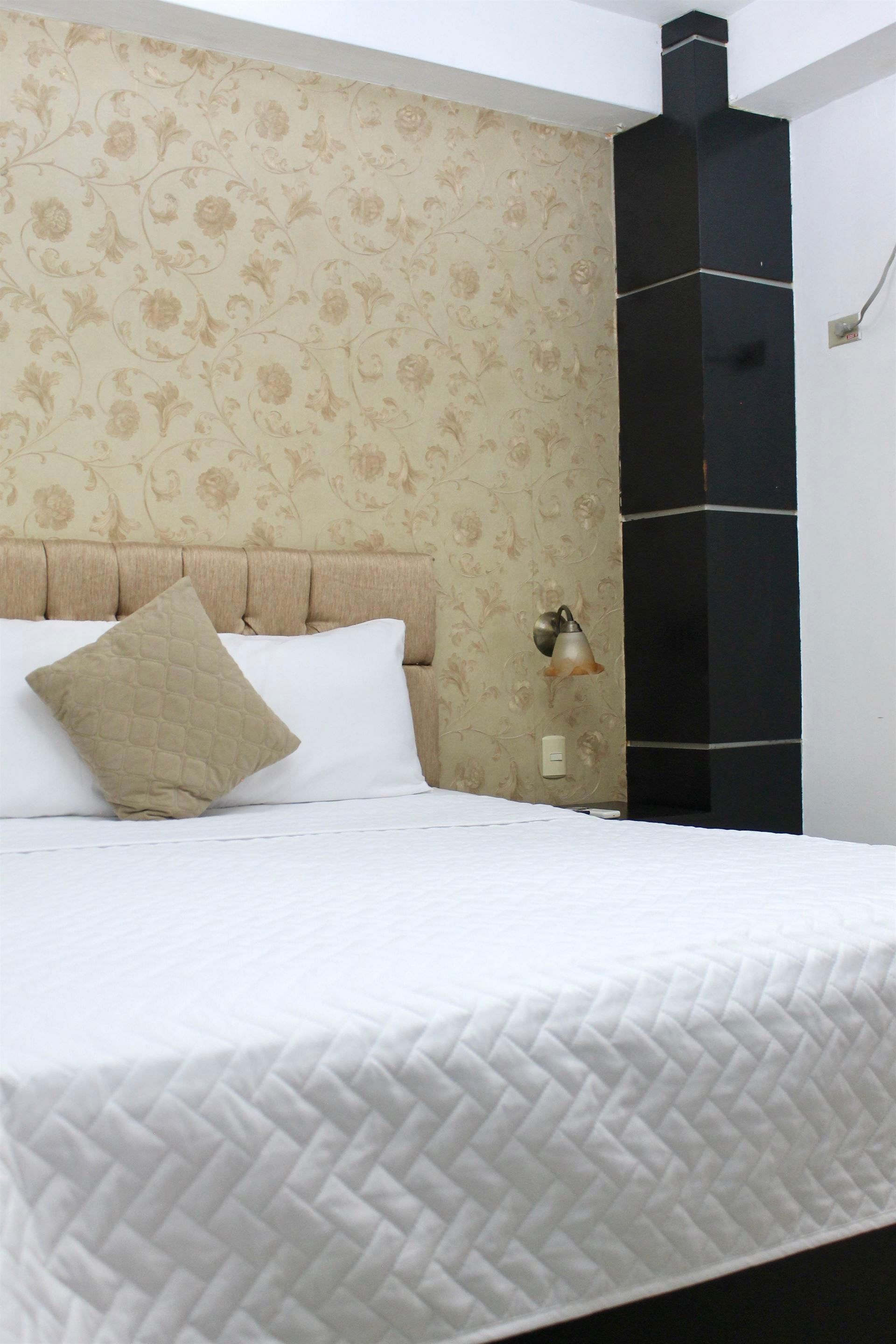 Un hombre sostiene un plato de pulpo y patatas fritas.