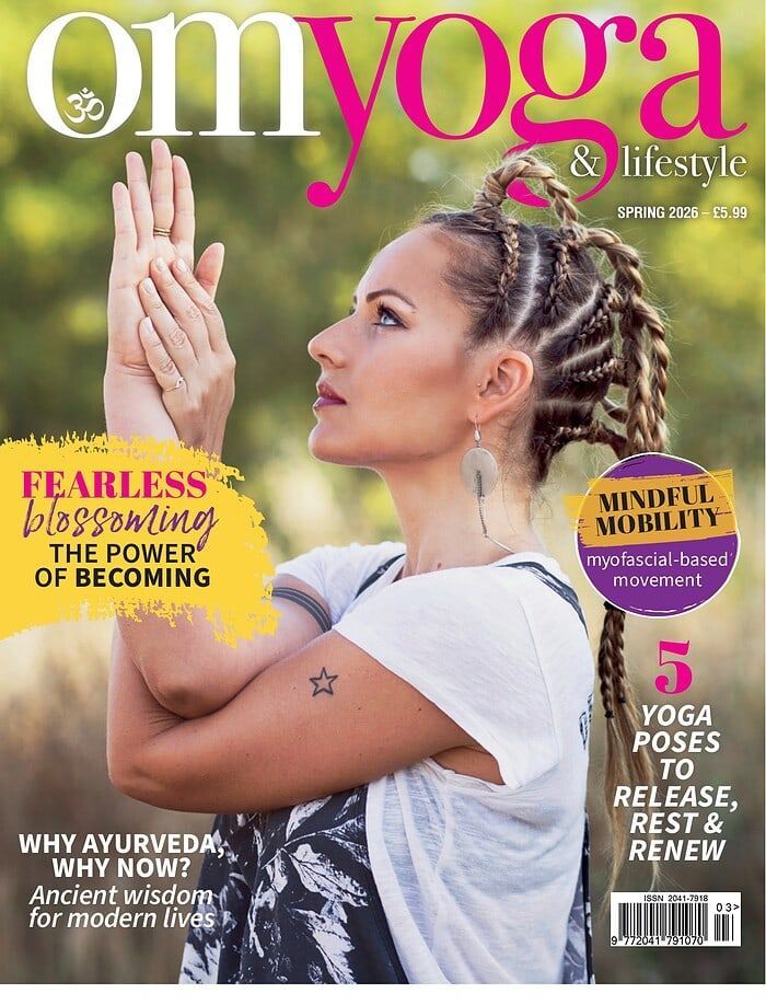 OM Yoga and Lifestyle Magazine Spring 2026 cover