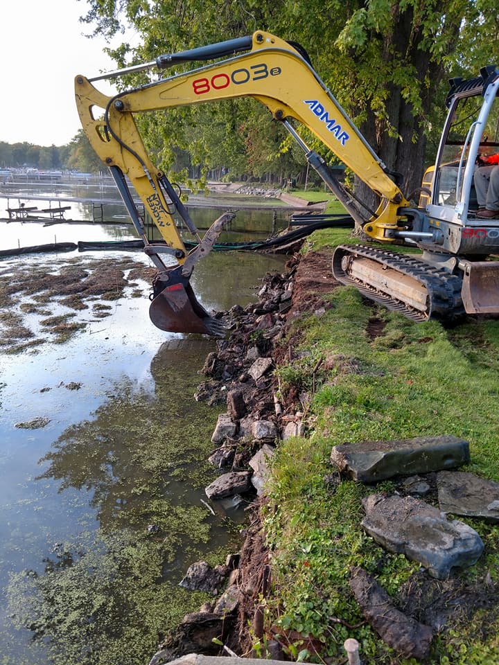 Waterfront Excavation Landscaping in Chautauqua NY