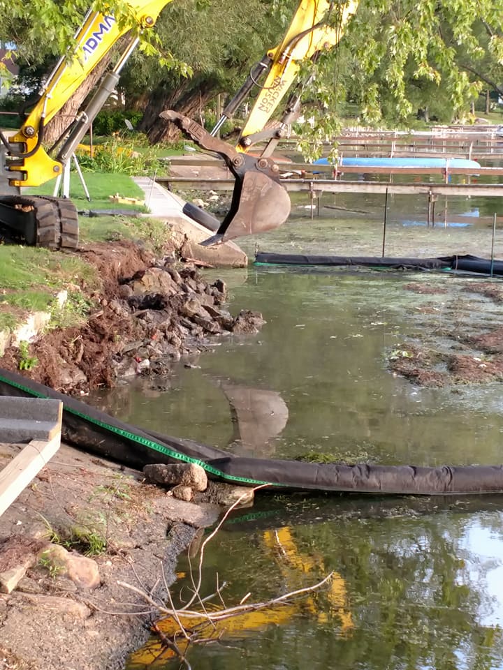 Waterfront Landscaping Excavation Process in Chautauqua NY