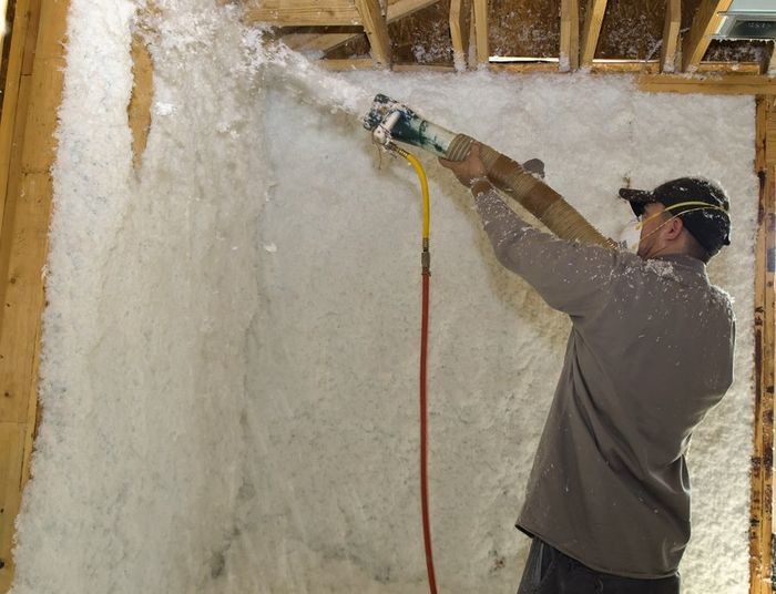 house with spray foam insulation applied to walls by local spray foam expert