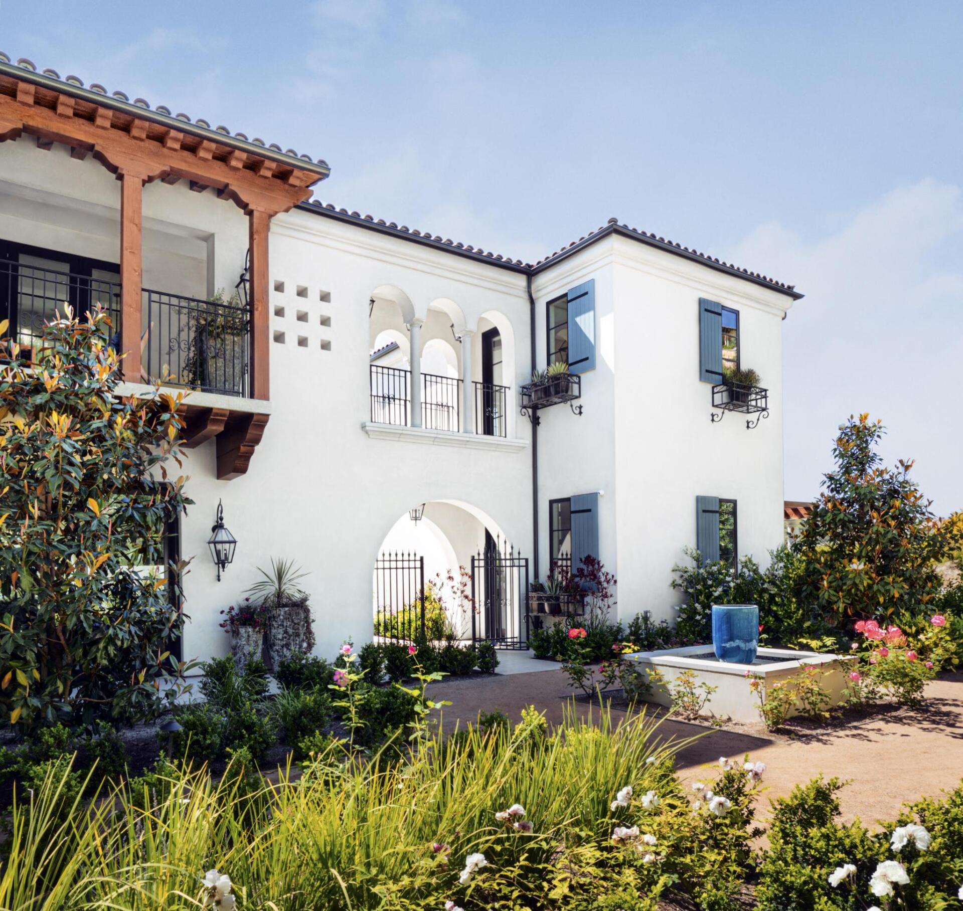 Exterior of a Crystal Cove Montecito Estate designed by Oatman Architects