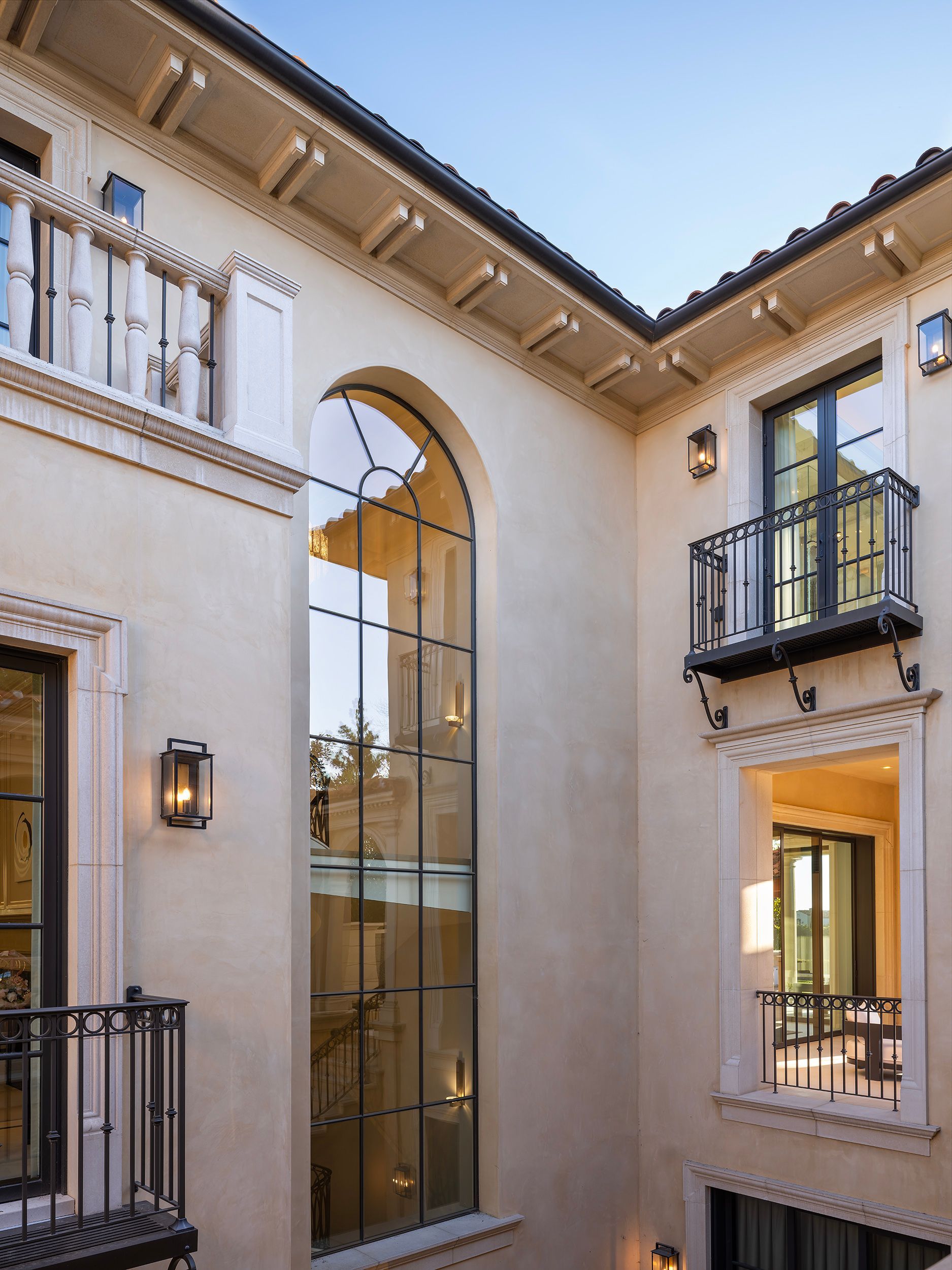 Exterior of crystal cove home in newport beach, ca