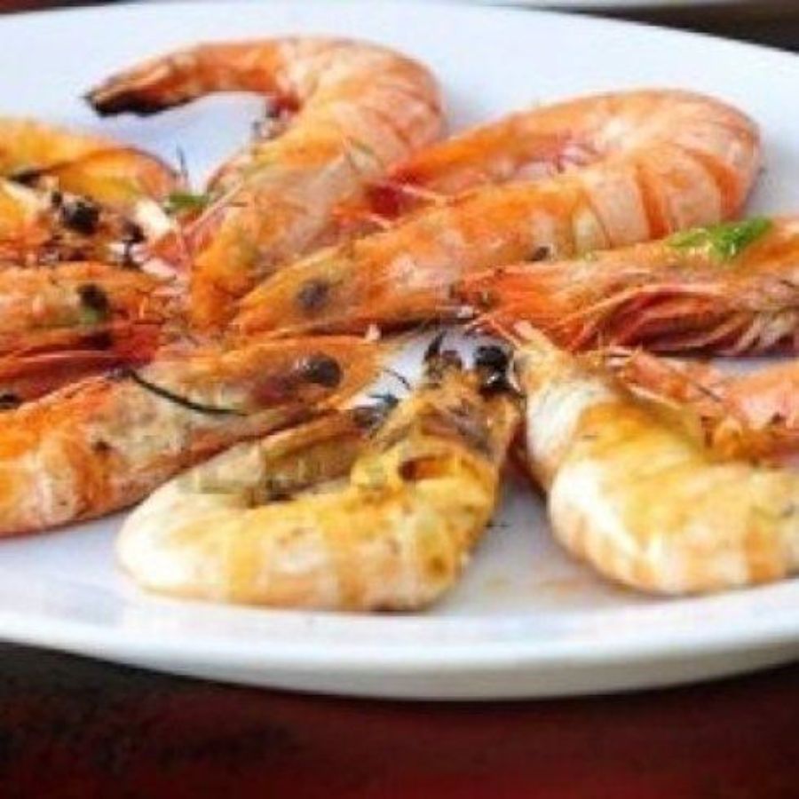 piatto di gamberetti