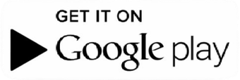 A black and white logo that says `` get it on google play ''.