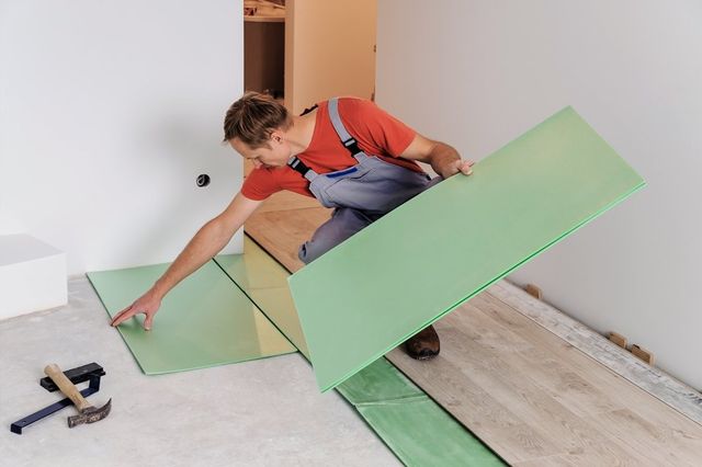 Sub Floor And Underlayment Langley, Hardwood Floor Underlayment Types