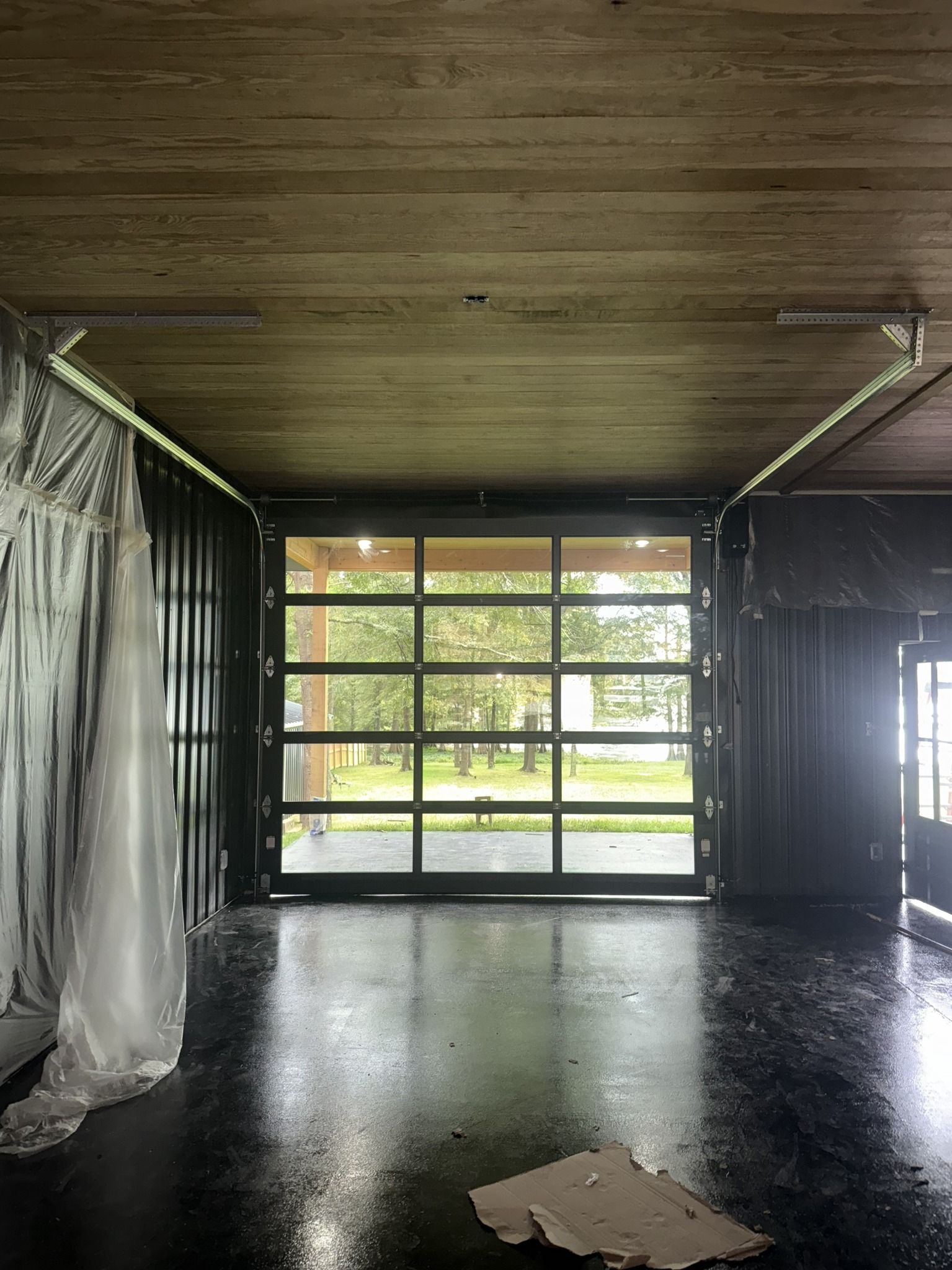 Pickup Truck Parked Outside the Garage