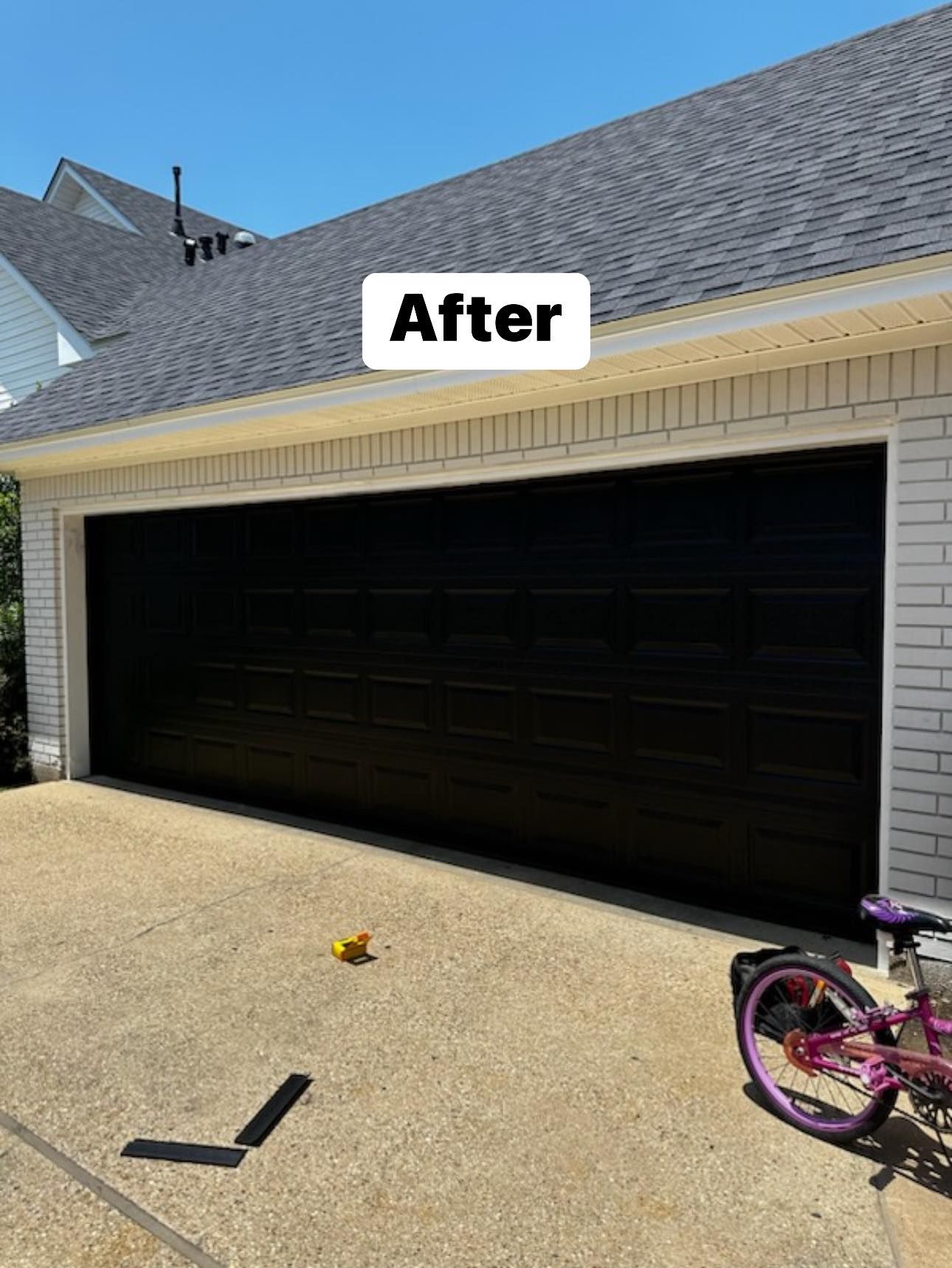 New Garage Door of House