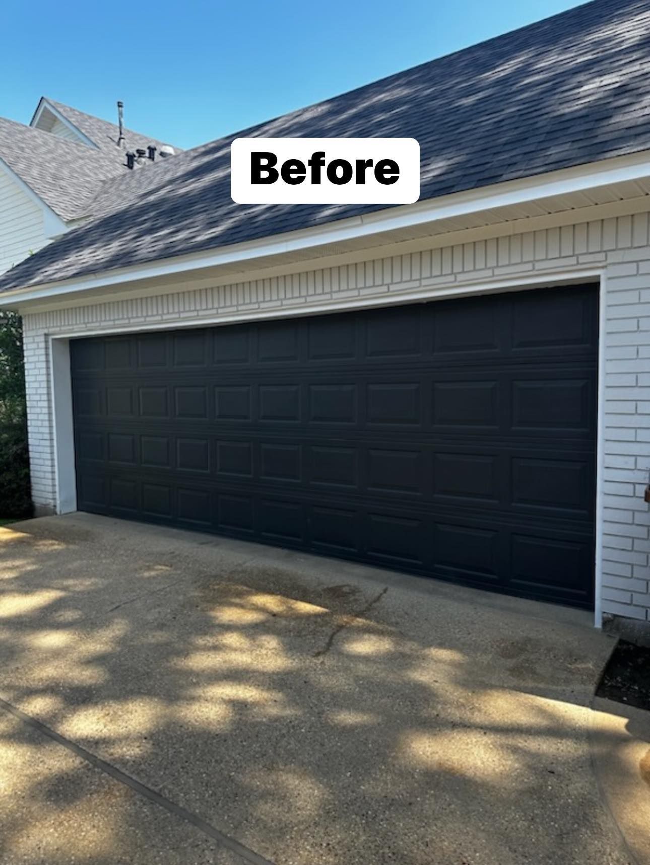 Old Garage Door of House