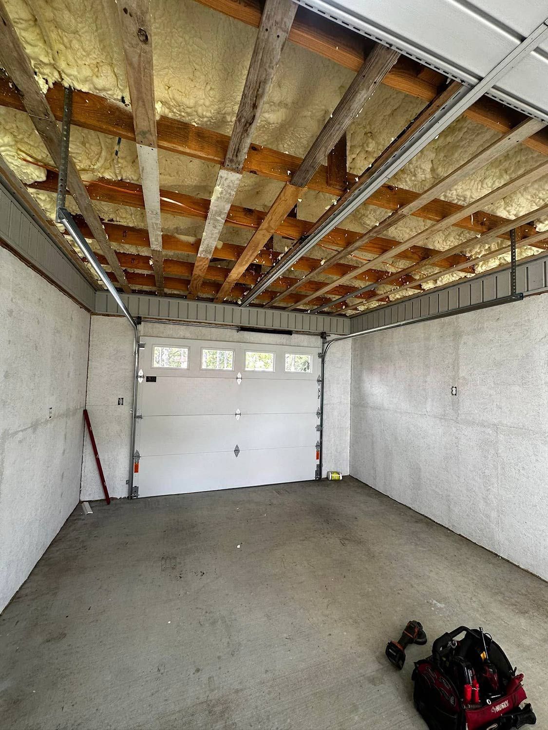 Interior of an Empty Garage
