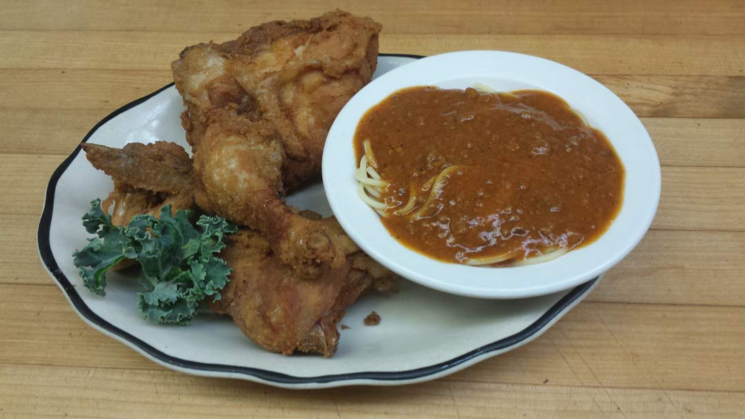 Fried Chicken w/ Spaghetti - Food Services in Virginia Beach, VA