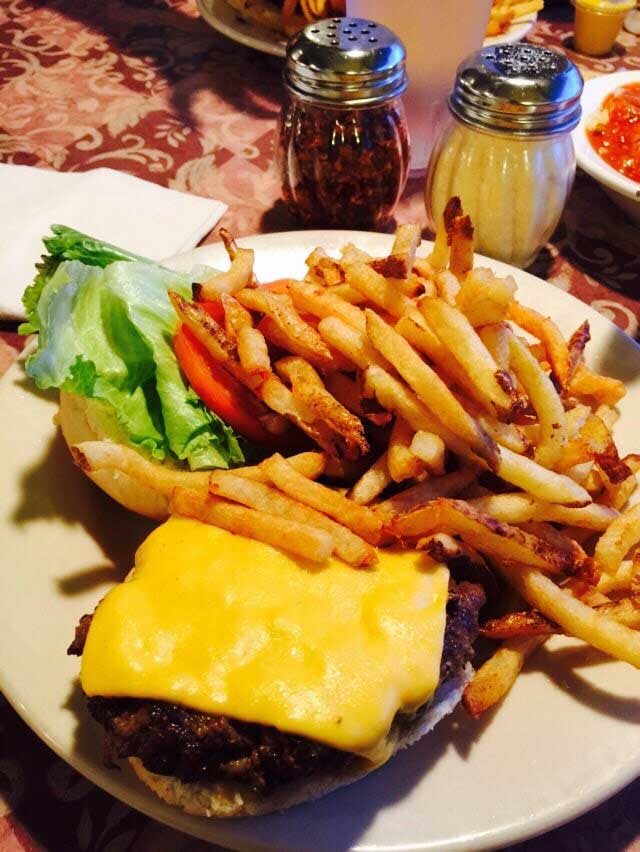 Greek Cheeseburger w/fries - Food Services in Virginia Beach, VA