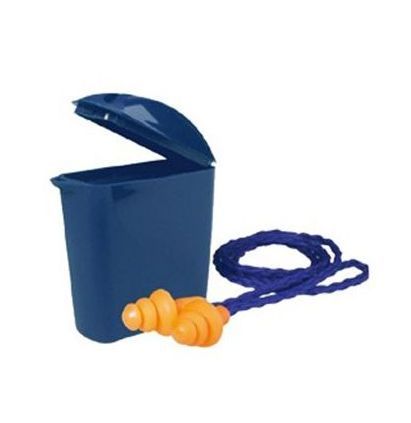 TAPÓN DE SILICONA 3M CON CORDÓN Y CAJITA