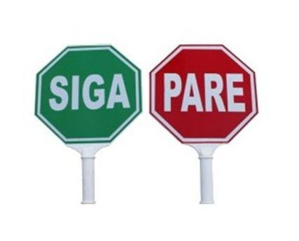 PALETA PARE Y SIGA OCTOGONAL