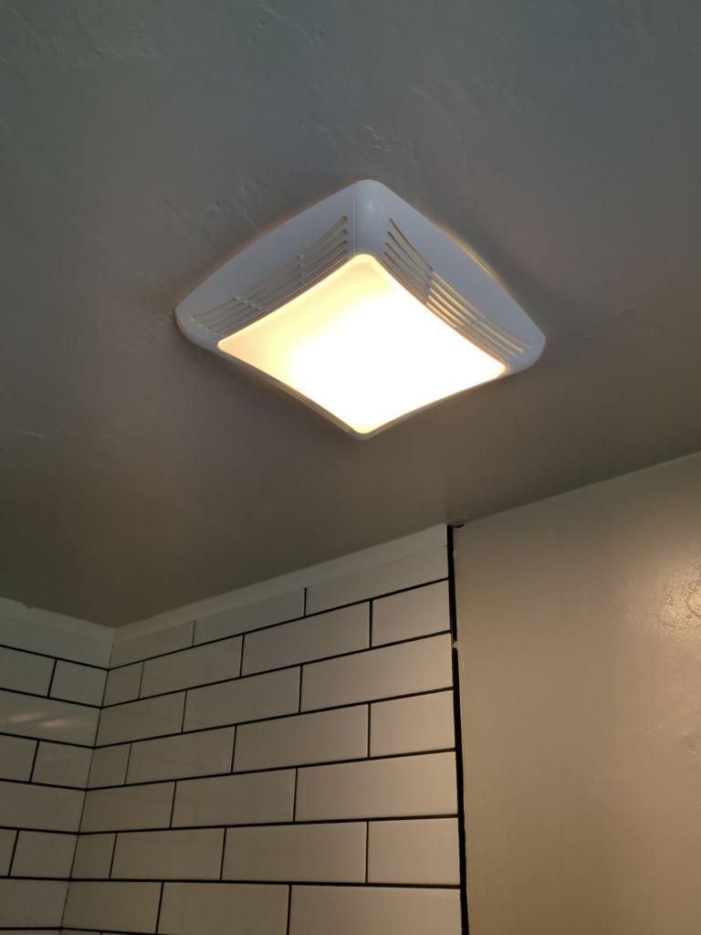 Interior of modern bathroom Light Fixture