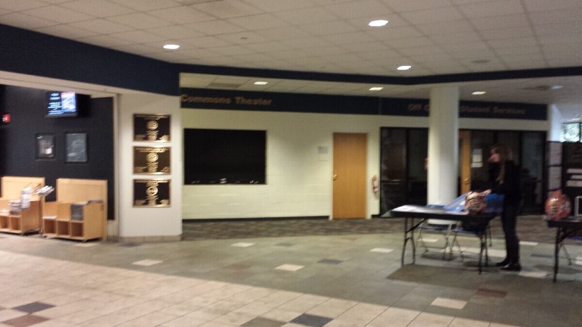 Before Info Desk Renovation #1 — Chester, VA — ARW Contracting, Inc.