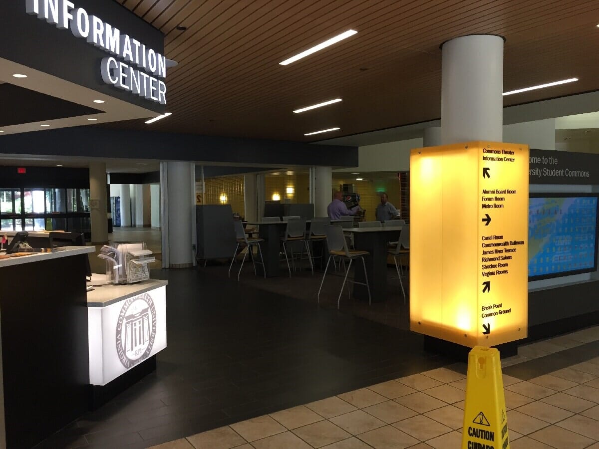 After Info Desk Renovation #7 — Chester, VA — ARW Contracting, Inc.