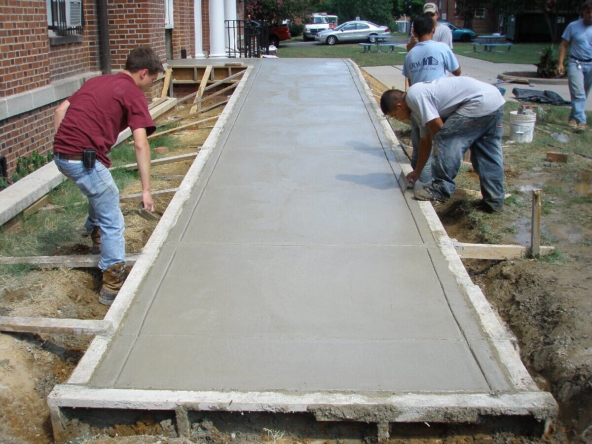During Renovation Of Accessibility Ramp — Chester, VA — ARW Contracting, Inc.