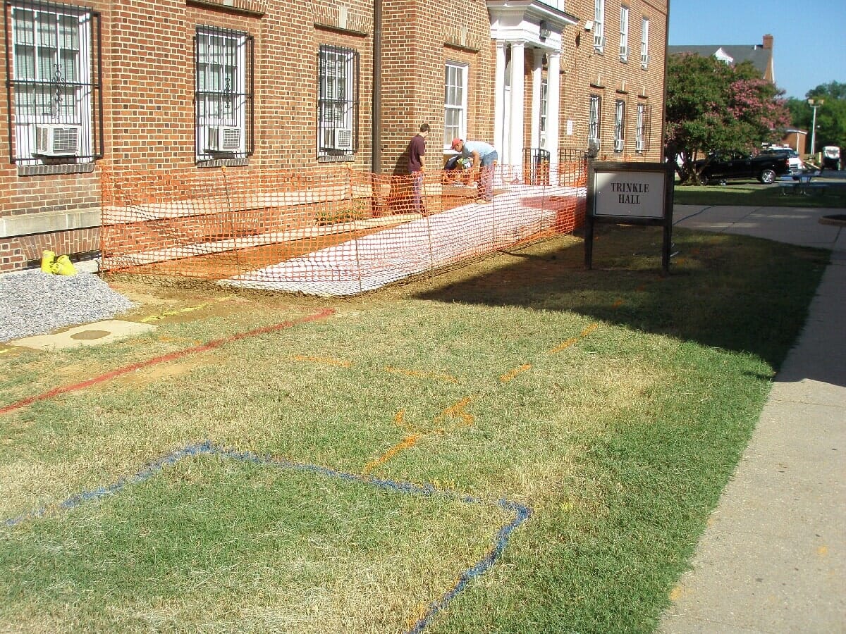During Renovation Of Accessibility Ramp #2 — Chester, VA — ARW Contracting, Inc.