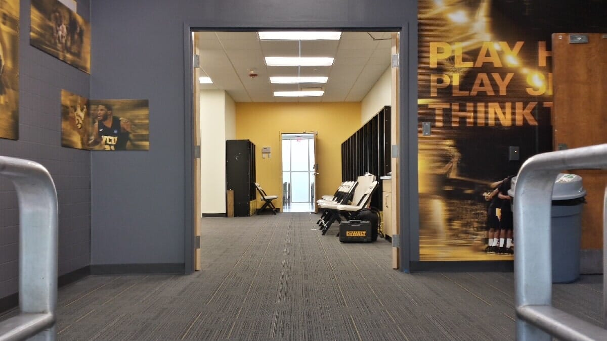 After Locker Room Renovation #4 — Chester, VA — ARW Contracting, Inc.