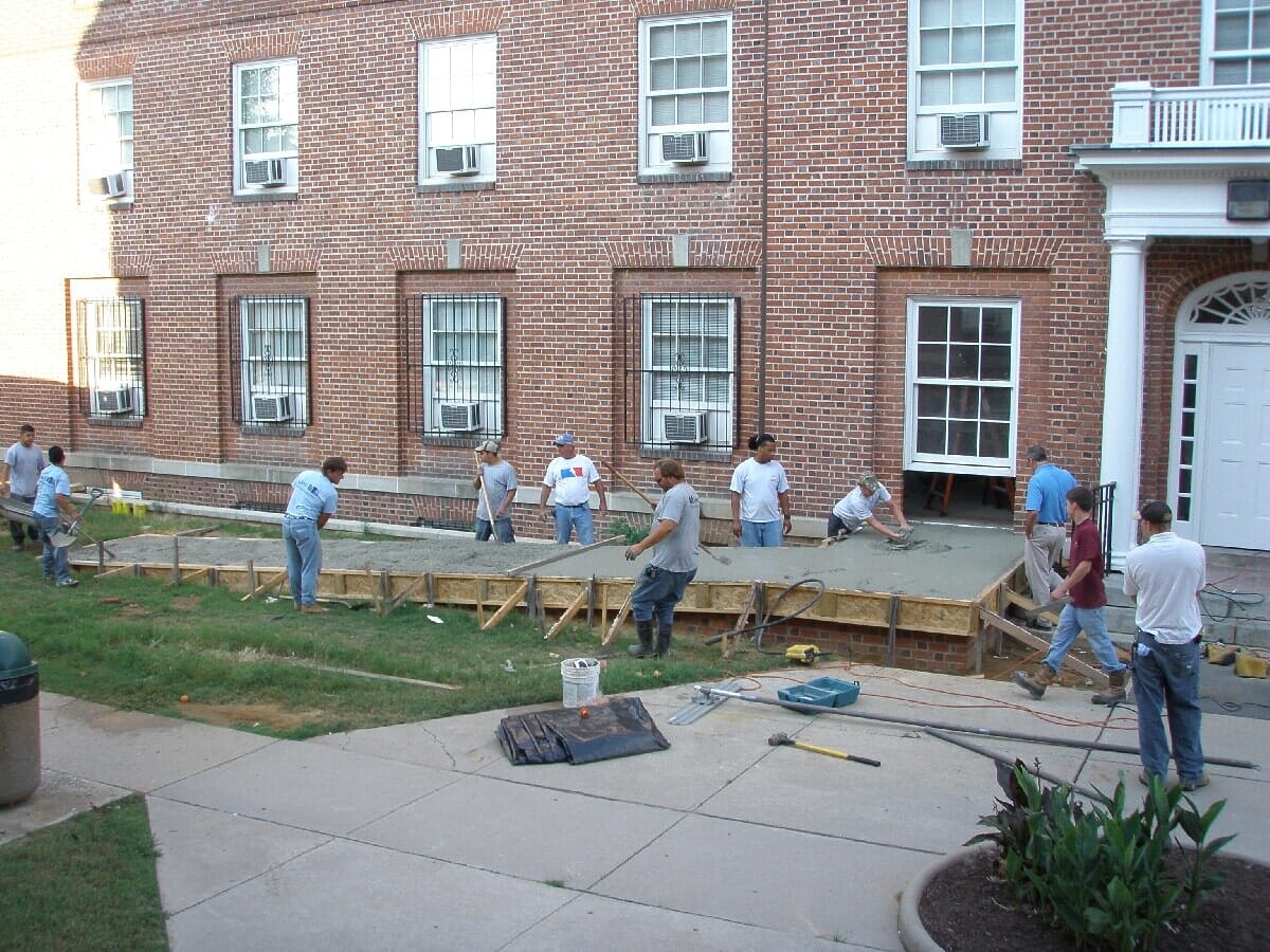 During Renovation Of Accessibility Ramp #2 — Chester, VA — ARW Contracting, Inc.