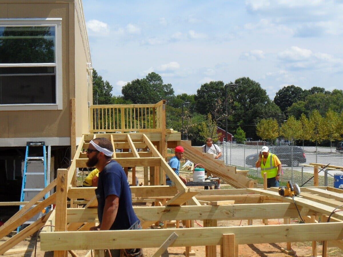 Building Wooden Stairs #1 — Chester, VA — ARW Contracting, Inc.