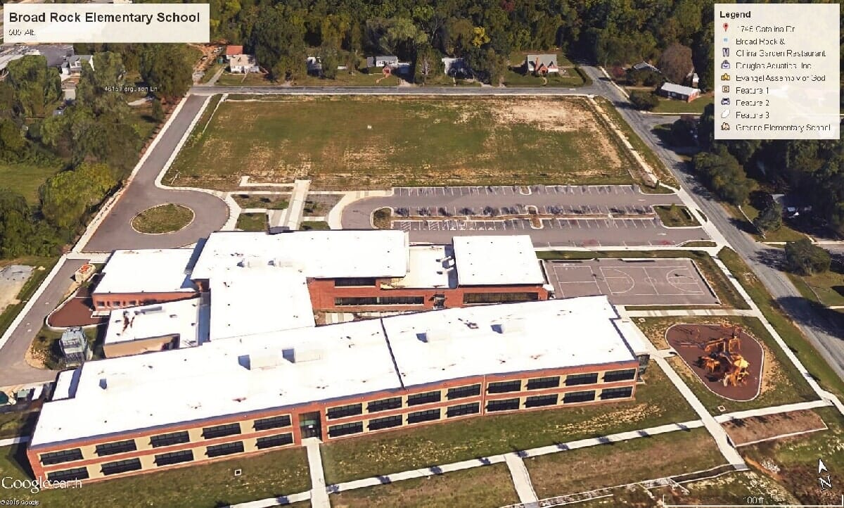 Aerial View Of Big Building — Chester, VA — ARW Contracting, Inc.